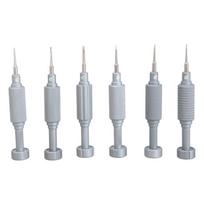 6 In 1 Precise Screwdriver Set For Phone Repair High Hardness Tool With Slip Resistant Handle And Magnetic Tips 1 gray