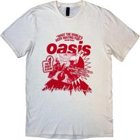 Rock Off officially licensed products Oasis What The Worlds Been Waiting for T Shirt Beige M balta