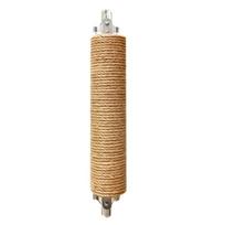 Space-Saving Wall Mounted Cat Climbing Frame Cylinder Self Adhesive Cat Climbing Shelf Wear Resistant Pet Furniture Indoor brown