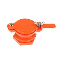 White Plastic Honey Gate Valve for Extractors - Beekeeping Tool for Honey Separation and Flow Control red