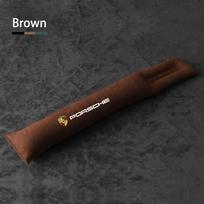 Suede automobilio sėdynės tarpas užpildas juostelė Sandarus padas Porsche Macan EV Taycan Panamera Macan 911 Cayenne 718 lipduko aksesuaras black