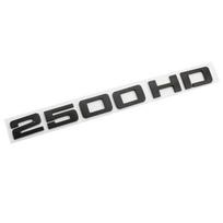 Chromuotos juodos 2500 HD lipdukai Chevrolet GMC Silverado 2500HD Sierra Yukon automobilių bagažinės raidės ženklelis emblemos lipdukai white