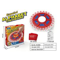 Dual-Wheel Rotating Letter Board: Fast-Paced Party Game Toy