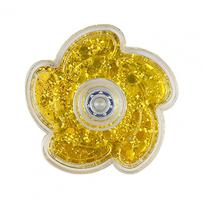 Anti-Stress Spinner Toy Fidget Spinner Toy Glitter Quicksand Flower Spinner Fidget Toy For Stress Relief Finger For Kids gray
