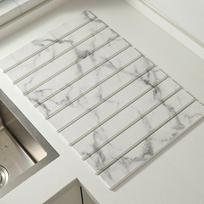 Absorbent Stone Dish Drying Mat Diatomaceous Placemat Kitchen Supplies Dish Drainer Mat  Sink 60*39cm-Style D