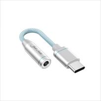 FiiO JA11 USB Type C to 3.5mm Earphone/Headphone Adapter USB C Cable USB C to 3.5 Audio Aux Cable For IOS Android sidabras