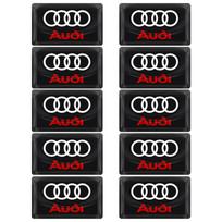 2026 Hot For Audi A4 B5 B6 B7 B8 B9 A1 A3 8V 8P 8L A6 C5 C6 C7 A5 A7 A8 TT Sline Carbon Fiber Small Steering Wheel Car Logo 3D Stickers