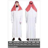 Arabų drabužiai suaugusiems vyrams ir moterims Dubajus Vidurio Rytai Vietiniai drabužiai JAE Ganytojo drabužiai No Specifications white