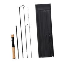 Fishing Rod Fishing Tool Lure Rod Travel Fishing Pole for Lure Fishing Pike black