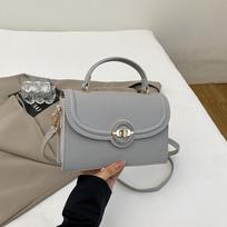 New fashion messenger bag autumn small satchel casual simple small square bag high value shoulder bag women's bag pilka spalva
