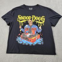 Dogg Supply Shirt Mens XL Black Snoop Dogg Graphic Record Player Rap 4XL gray