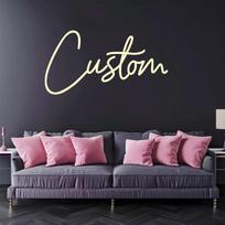 Individualus LED vardinis ženklas Dovana vaikui Individualūs vardiniai ženklai Paaugliui Neono ženklas Sienų dekoravimui Miegamojo dekoravimui Personalizuotos dovanos 1 line 25cm 4 letter šilta balta spalva