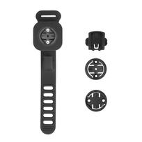 Silicone Bicycle Computer Mount Non-slip Bicycle Handlebar Computer Mount Multi-Function Bike Computer Stand for MTB Road Bike gray