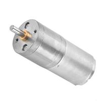 1 vnt. 25 mm DC 12V 25GA‑370 Mažo greičio metalinis pavarų variklis elektroniniam užraktui Type 5