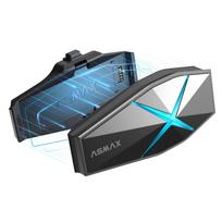 ASMAX F1 Motociklo vienalaikis tinklelis Bluetooth Japonijos balsas Suderinamas su kitais motociklais Leidžia leisti muziką automatinio ryšio metu juoda