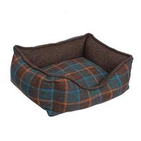 IBEANS kennel thickened canvas lattice removable and washable durable winter warm kennel pet kennel dog mat S:45*35*20 black