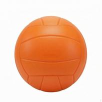 Foam Volleyball Lightweight Soft Wipe-Clean for Beginners orange