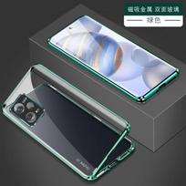 360 Full Case For Xiaomi Redmi Note 12 Pro Plus 5G Case Double Sided Magnetic Adsorption Metal Tempering Glass Protection Cover Redmi Note12 ProPlus mėlyna