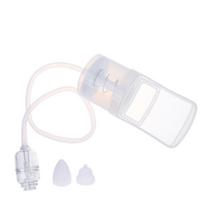 Baby Nasal Aspirator Manual Quiet Nose Sucker Lightweight Compact for Family Trips Baby Outing Care 1 Set A1 white
