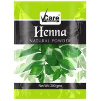 VCare Henna Natural Powder for Hair - 200 gm (Pack of 1) | Natural Conditioning & Anti-Dandruff | Control Hair Fall, Natural Henna Hair Colouring fo black