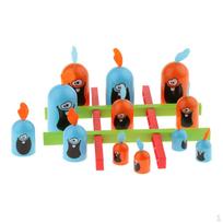 cup Gobblers Family Party Board Game Strategic Toy blue