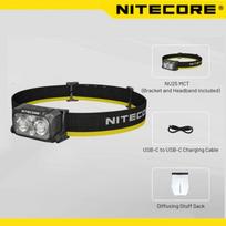 Original NITECORE NU25 MCT Headlamp 400 Lumens Head Light Red/White/High Color Outdoor Waterproof Flashlight