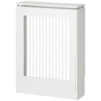 Radiatoriaus apdaila Moderni dažyta MDF radiatoriaus apdaila su viršutine lentyna svetainei, miegamajam 60x18x84 cm Balta