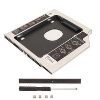 2.5in Hard Drive Caddy 9.5mm 2nd SDD HDD Caddy Tray Universal Adapter for Laptop CD DVD ROM Optical Bay  (Not Inclube Hard Disk) black
