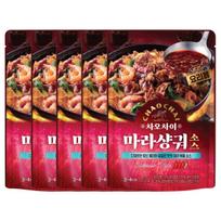 Chaochai Mala Xiangguo Stir-Fry Sauce Spicy Sichuan Seasoning Base 110g x 5 Packs black