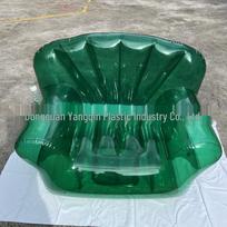 Thickened PVC Inflatable Sofa for Outdoor Camping & Poolside Leisure 110*85*70 cm