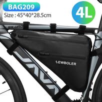 NEWBOLER Waterproof EVA Cycling Tube Bag 2.5L MTB Road Bike Triangle Bag Cycling Frame Front Bag Repair Tools