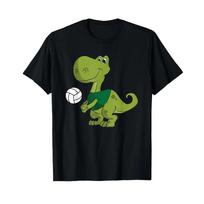 Sponsored Ad T Rex Dinosaur Plays Volleyball Cute Dino Ball Design Shirt vintage Washed Unisex S green