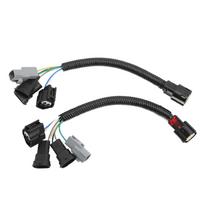 LED Headlight Wiring Harness Plug and Play Adapter Cable Accessories Replacement for Tacoma 2016‑2020 gray