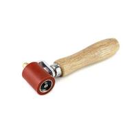 QWORK® Silikoninis siūlių volelis, Atsparus aukštai temperatūrai silikoninis siūlių rankinio spaudimo volelis, suvirinimo įrankis, 40 mm, raudonas beige