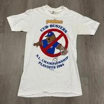 1984 m. San Diego Padres Cub Busters MLB čempionato marškinėlio pakartotinis spausdinimas S-5XL Unisex marškinėlis M gray