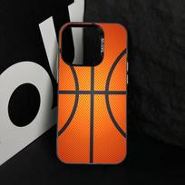 B-Krepšinio telefono dėklas, skirtas iPhone 17,16,15,14,13,12,11 Plus,Pro Max,XS,Spalvingas sidabrinis telefono dėklas Funda Cover iPhone13PRO orange