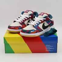 DH7695-600 Nike SB Dunk Low Pro Parra Abstract Art Fire Pink Gym Red Mocha Blue 9.5 multi