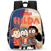 Hilda Seasons School Bag Kindergarten Girls Backpack Student Boys And Girls Lightweight Duty Reduction Backpack red