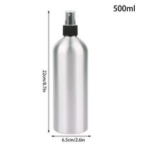 30/50/100/120/150/250/500 ml Tuščias Aliuminio Purškiamas Buteliukas Kosmetinis Buteliukas Mini Metaliniai Purkštuvai Kelioninio Dydžio Kosmetikai 500ml juoda
