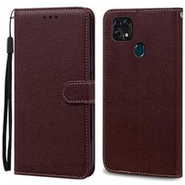 ZTE Blade 20 išmaniam dėklui Piniginė Odinis Atverčiamas Dėklas ZTE Blade 20 išmaniajam Dėklas Knyga Coque Fundas ZTE Blade 20 Smart black