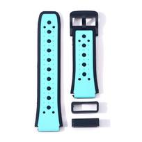 18Mm Universal Kid Smart Sport Watch Band Silicone Strap Adjustable Wristwatch Replacement Strap Waterproof Watch Strap A1 white