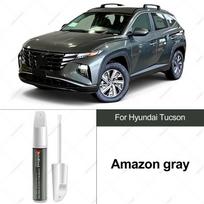 For Hyundai Tucson Car Scratch Repair Pen Factory Process Color Matching Perfect Color Match for Car Paint Phantom Black Amazon gray gray
