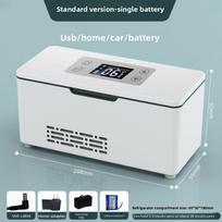 XiaomiPortable Insulin Cooler Rechargeable Mini Medicine Fridge Car Home Travel Drug Refrigerator Medical Cooling Storage Box EU Plug
