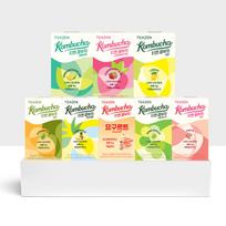 TEAZEN Kombucha 10Sticks x 8Boxes Mixed 80S Tea Bags beige