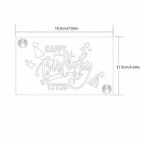Transparent Baking Tool, Acrylic Tiramisu Stencil, Hollowed Cake Decor Mold for Wedding & Festival