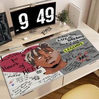 Juice Wrld Rapper Mousepad Large Gaming Compute Gamer Pc Keyboard Mouse Mat 800x300x2mm