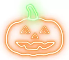 Forever Light Pumpkin dekoratyvinis LED neoninis šviestuvas