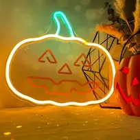 Forever Light Happy Pumpkin dekoratyvinis LED neoninis šviestuvas