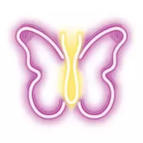 Neolia Butterfly dekoratyvinis LED neoninis šviestuvas