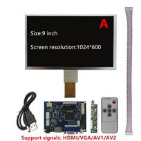 9-inch portable monitor high-definition LCD Screen display driver control board HDMI compatible Raspberry Pi computer universal display module